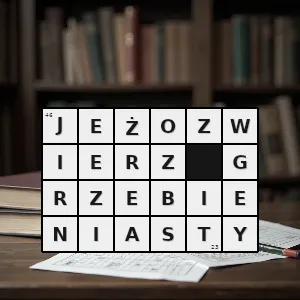 Hasło krzyżówkowe hystrix africaeaustralis gatunek gryzonia z rodziny jeżozwierzowatych występuje na południu afryki - jeżozwierz grzebieniasty – rozwiązanie, synonimy, podpowiedzi i definicje krzyżówkowe